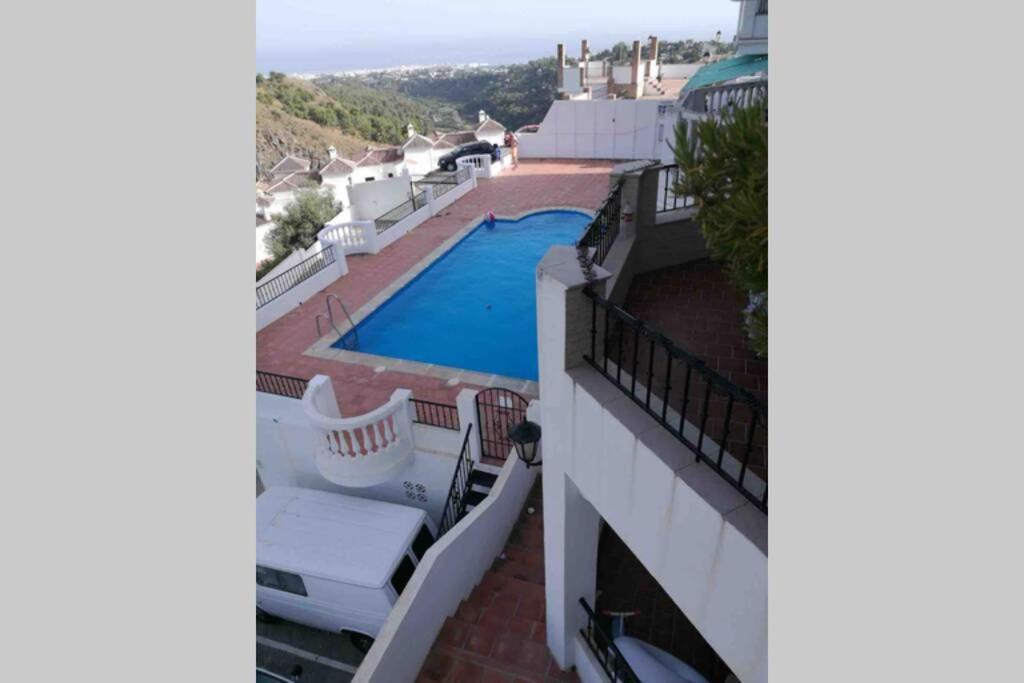 Precioso Apartamento De Dos Plantas Con Vistas Frigiliana Dış mekan fotoğraf