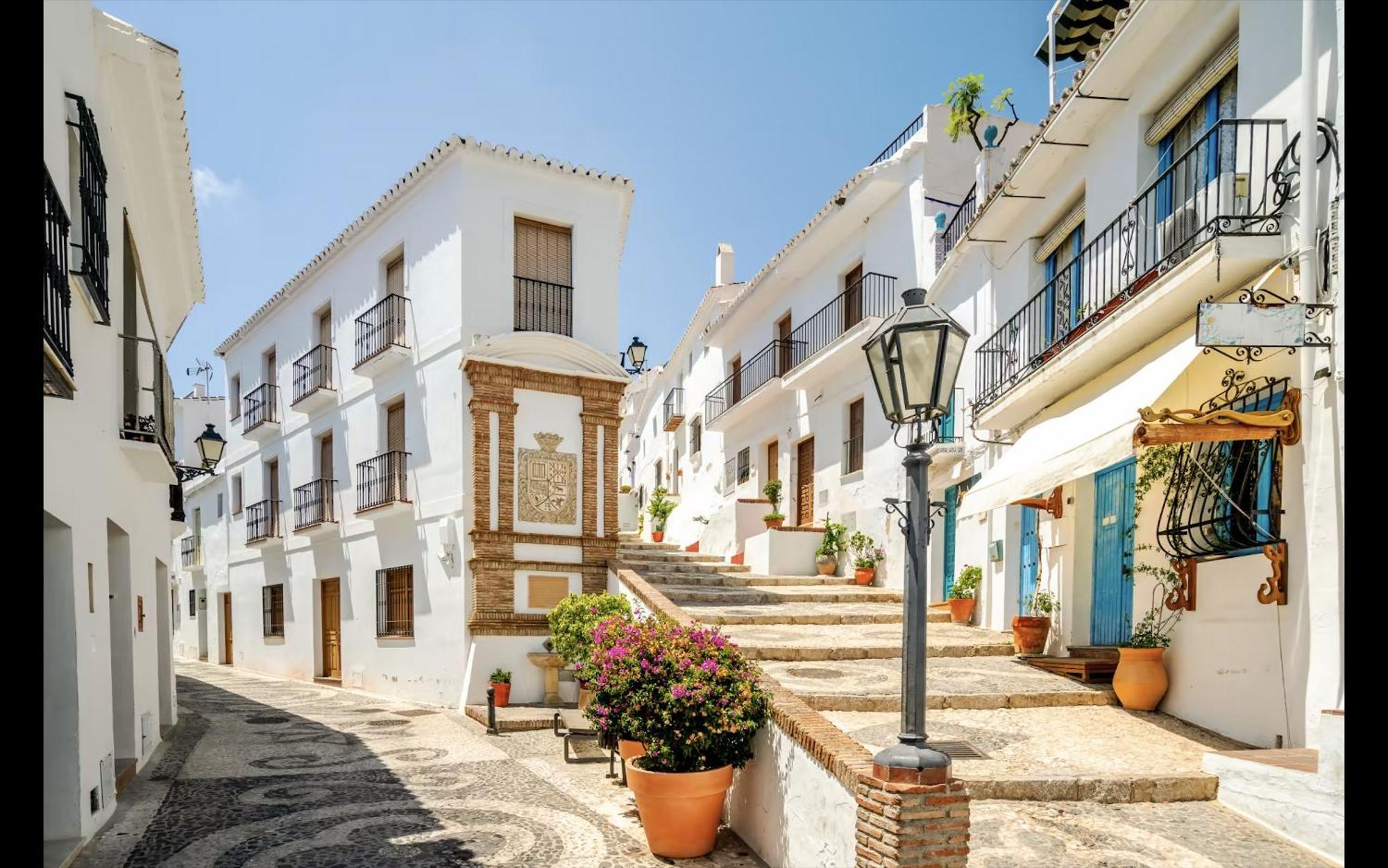 Precioso Apartamento De Dos Plantas Con Vistas Frigiliana Dış mekan fotoğraf